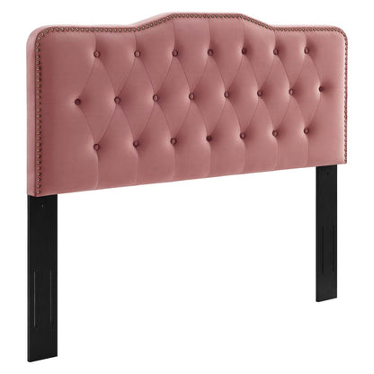 Mildred Tufted Performance Velvet Headboard