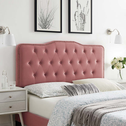 Mildred Tufted Performance Velvet Headboard