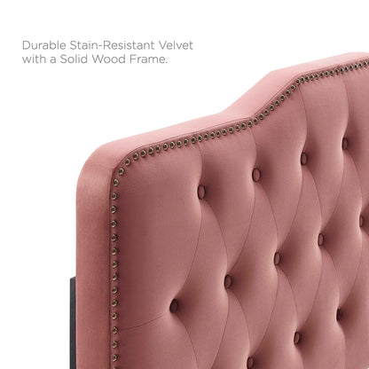 Mildred Tufted Performance Velvet Headboard