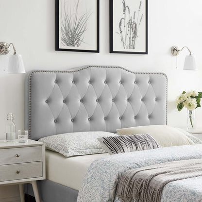 Mildred Tufted Performance Velvet Headboard