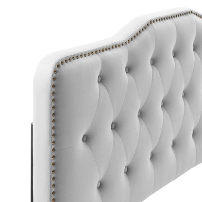 Mildred Tufted Performance Velvet Headboard