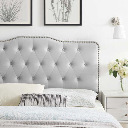 Mildred Tufted Performance Velvet Headboard