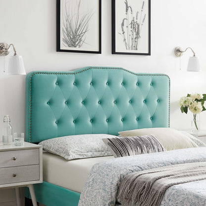 Mildred Tufted Performance Velvet Headboard