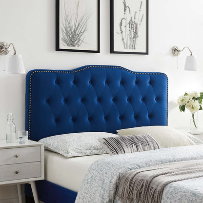 Mildred Tufted Performance Velvet Headboard