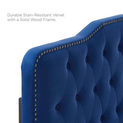 Mildred Tufted Performance Velvet Headboard