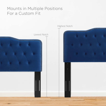 Mildred Tufted Performance Velvet Headboard