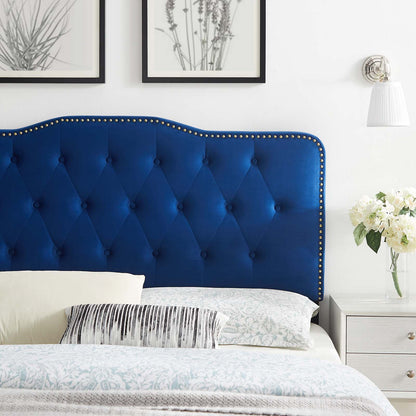 Mildred Tufted Performance Velvet Headboard