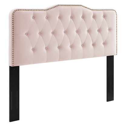 Mildred Tufted Performance Velvet Headboard