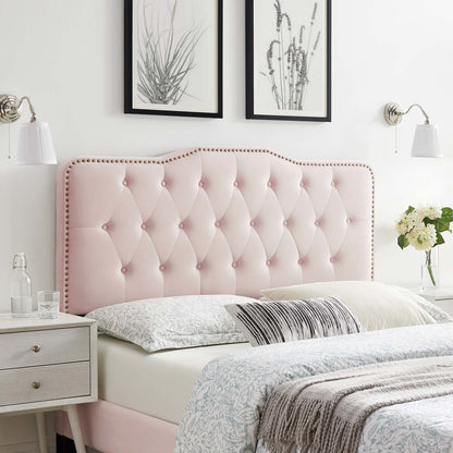 Mildred Tufted Performance Velvet Headboard