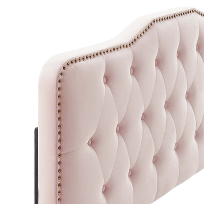 Mildred Tufted Performance Velvet Headboard