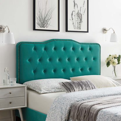 Mildred Tufted Performance Velvet Headboard