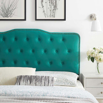 Mildred Tufted Performance Velvet Headboard