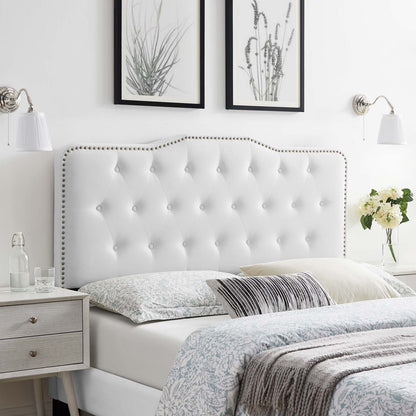 Mildred Tufted Performance Velvet Headboard
