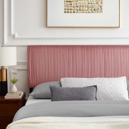 Porita Performance Velvet Full Platform Bed