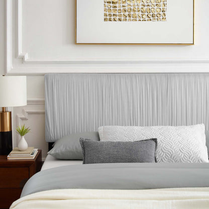 Porita Performance Velvet Full Platform Bed