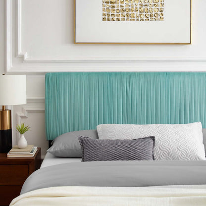 Porita Performance Velvet Twin Platform Bed