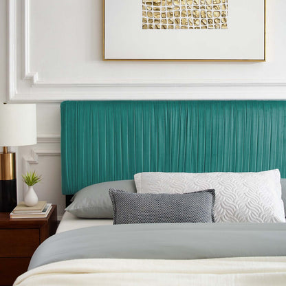 Porita Performance Velvet Twin Platform Bed