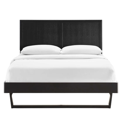 Abhita Wood King Platform Bed With Angular Frame