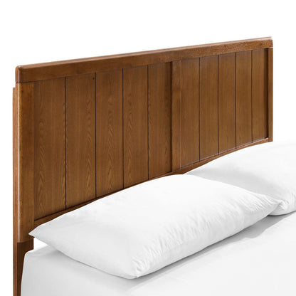 Abhita Wood King Platform Bed With Angular Frame