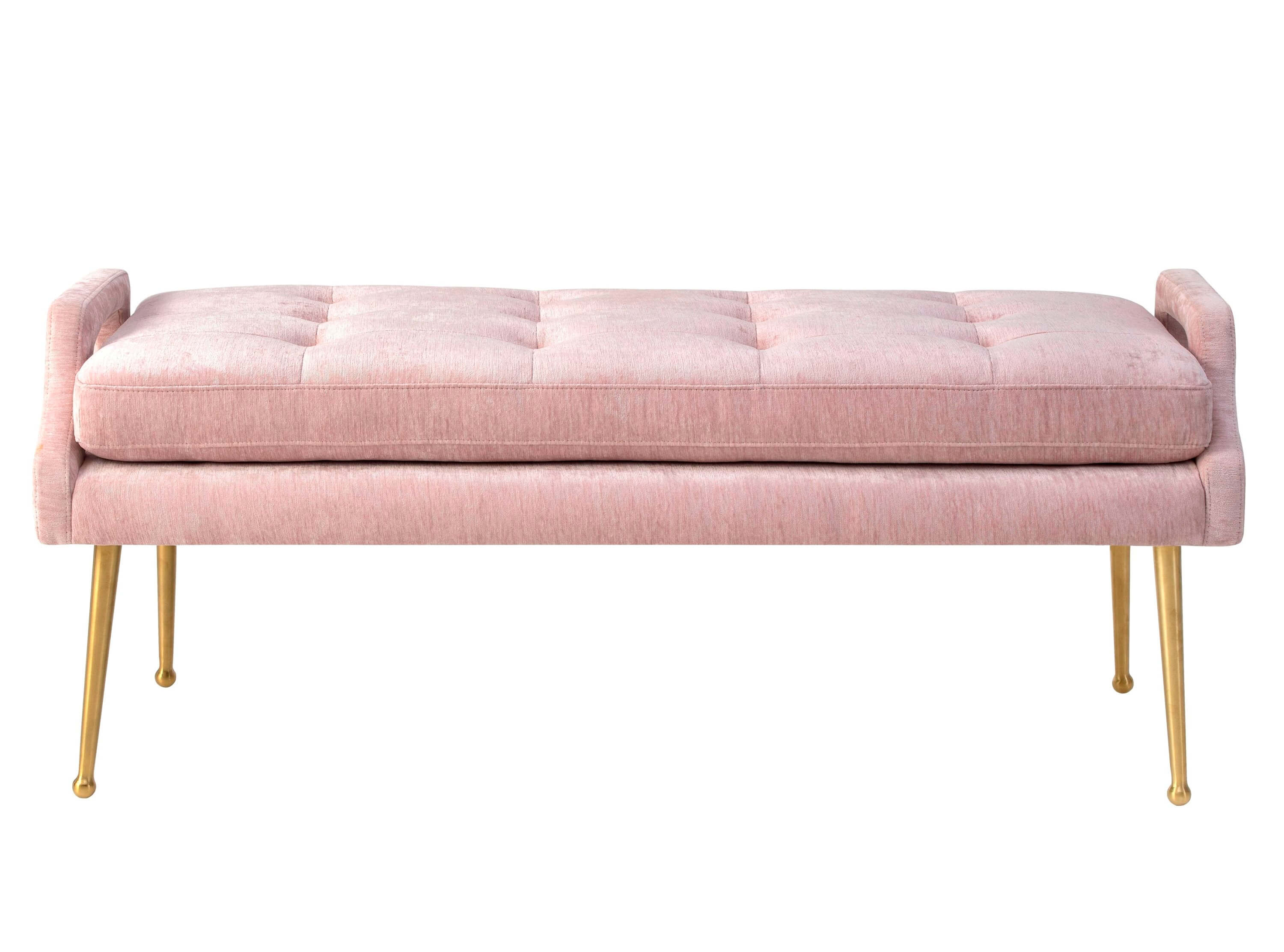 Eileen Slub Velvet Bench - living-essentials