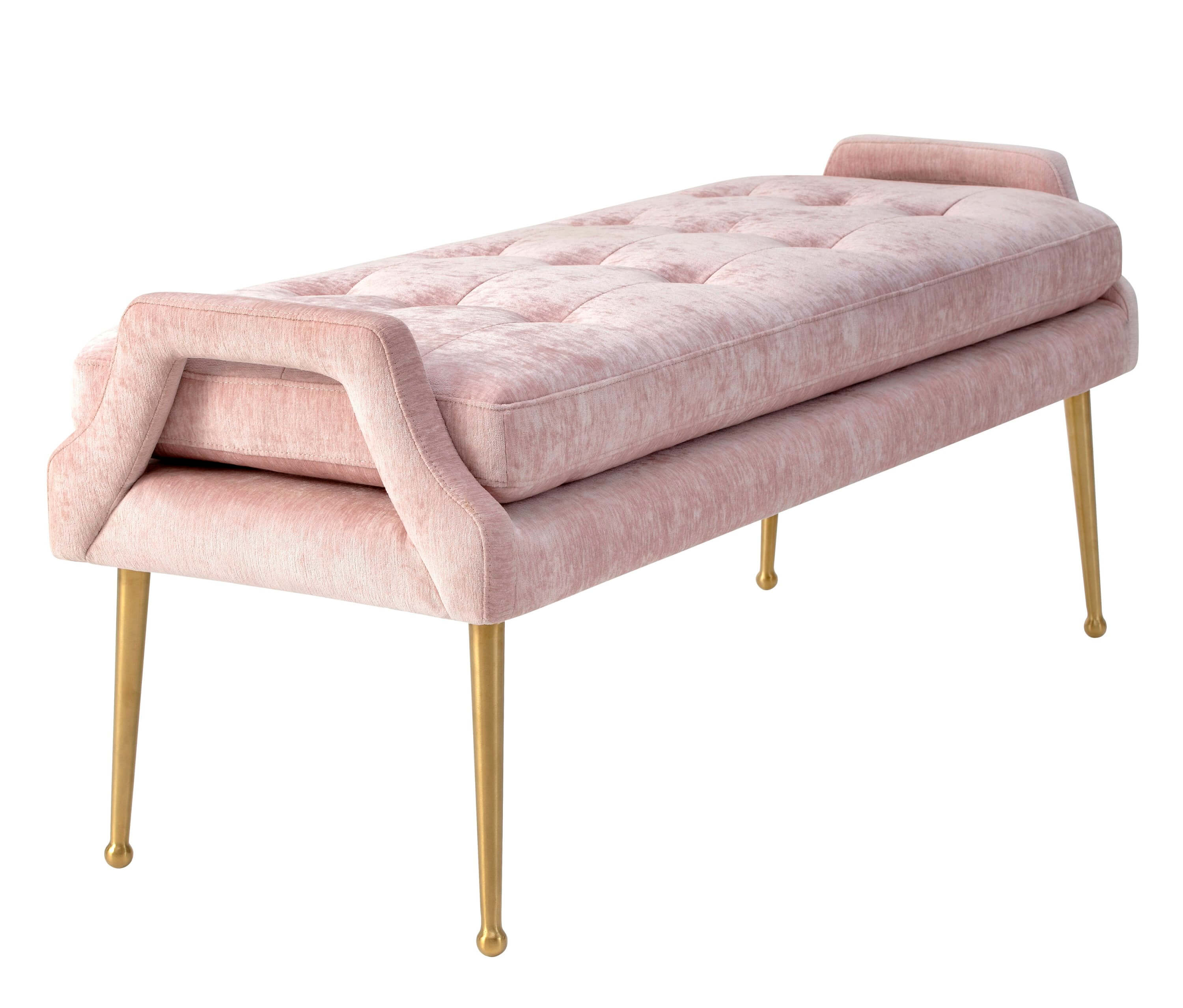 Eileen Slub Velvet Bench - living-essentials