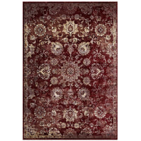 Traci 5x8 Distressed Floral Persian Medallion Area Rug