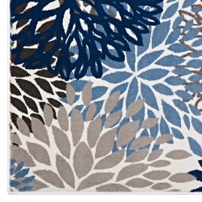 Catalina 4x6 Vintage Classic Abstract Floral Area Rug