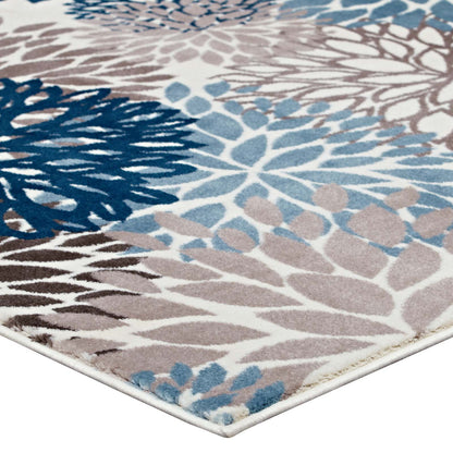 Catalina 4x6 Vintage Classic Abstract Floral Area Rug