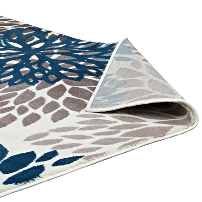 Catalina 4x6 Vintage Classic Abstract Floral Area Rug