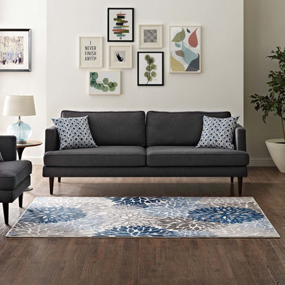 Catalina 4x6 Vintage Classic Abstract Floral Area Rug