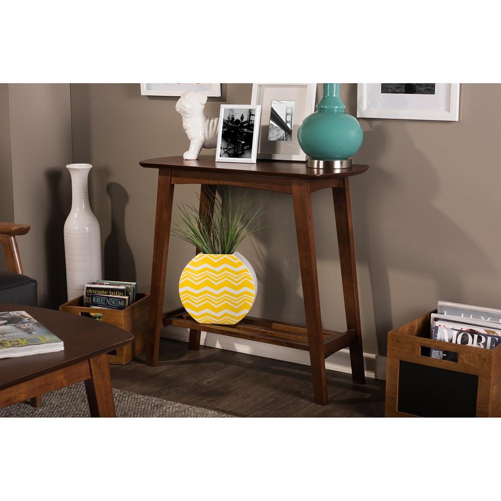 Golden State Dark Walnut Console Table - living-essentials