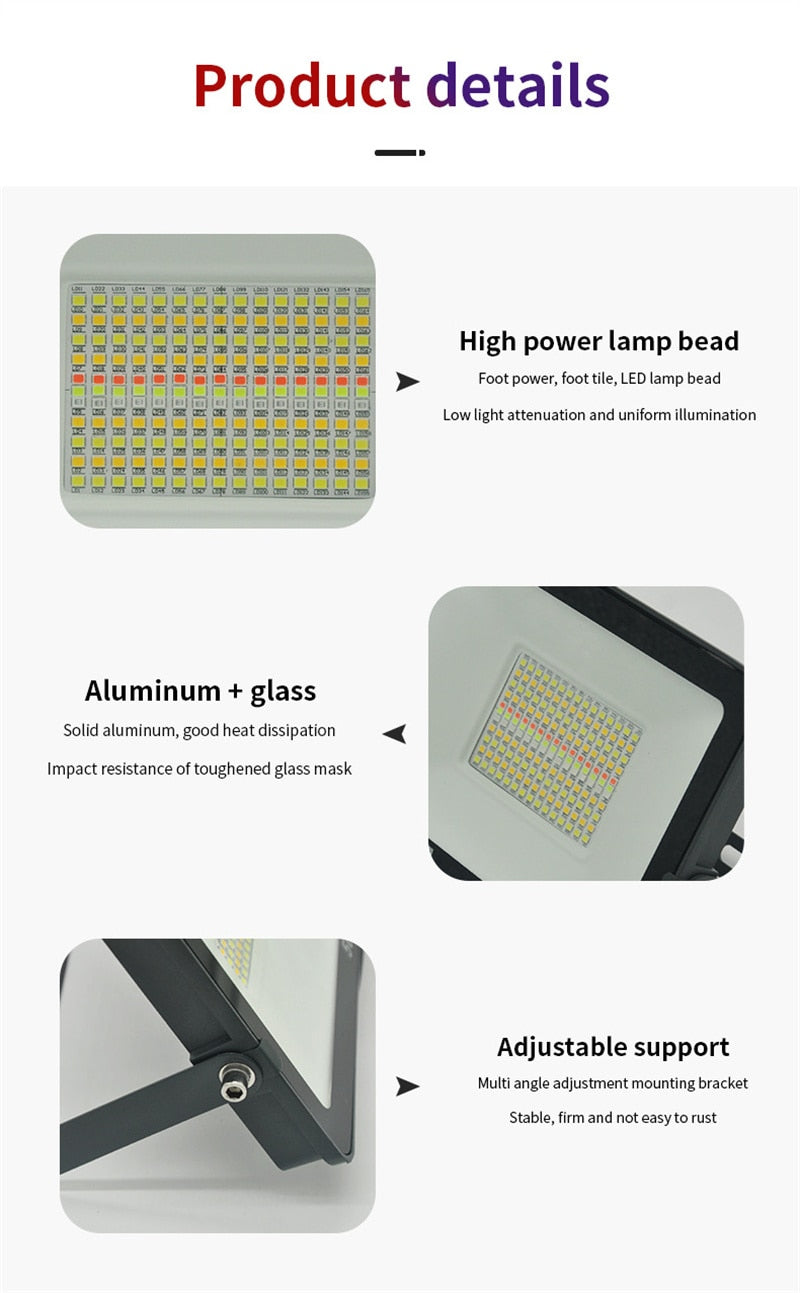 Waterproof Smart Outdoor Spotlight LED Reflector