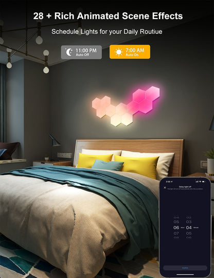 Smart LED Hexagon Panel Neon Light