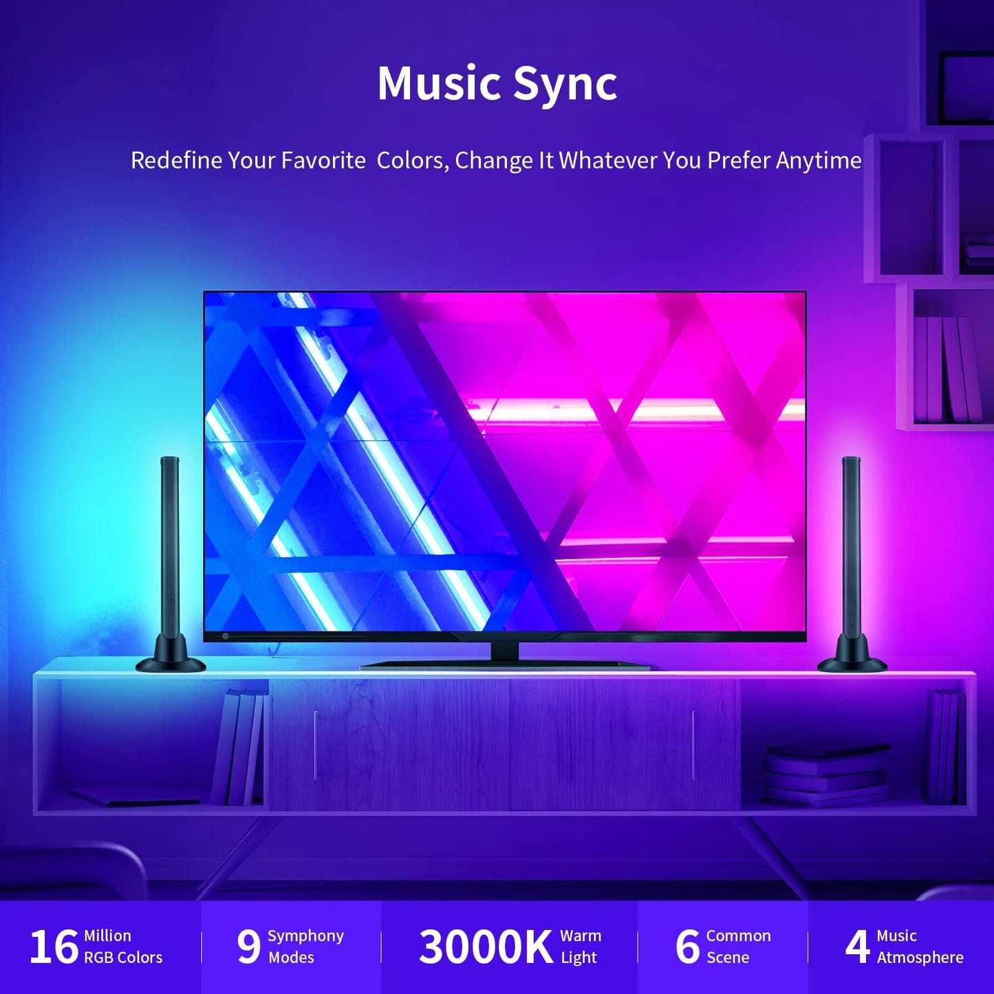 Smart Neon LED Night Light Bar Lamp