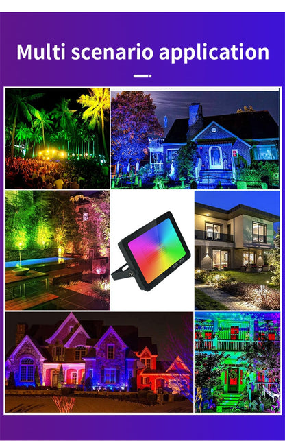 Waterproof Smart Outdoor Spotlight LED Reflector