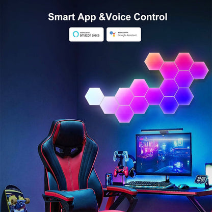 Smart LED Hexagon Panel Neon Light