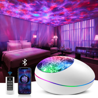 LED Galaxy Projector With Bluetooth Speaker