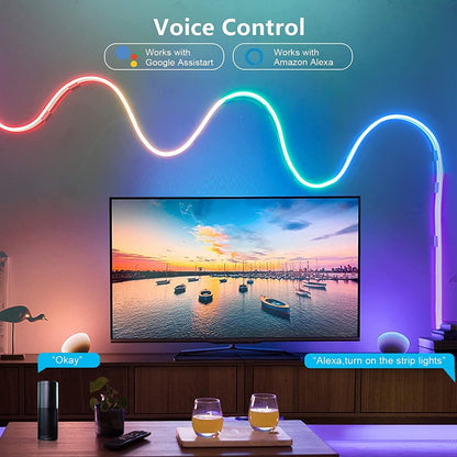 DIY Neon Rope Light with APP Control