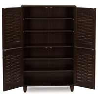 Harriette  4-Door Wooden Entryway Shoes Storage Cabinet - living-essentials