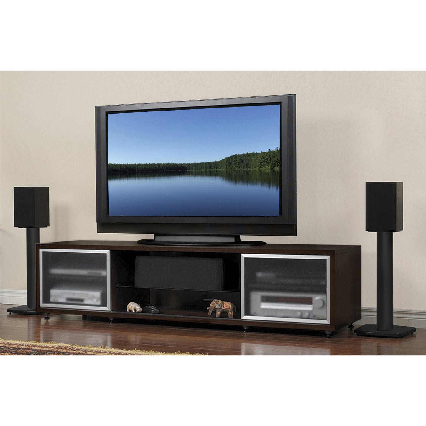 PLATEAU SR-V 75 Wood 75" TV Stand - living-essentials