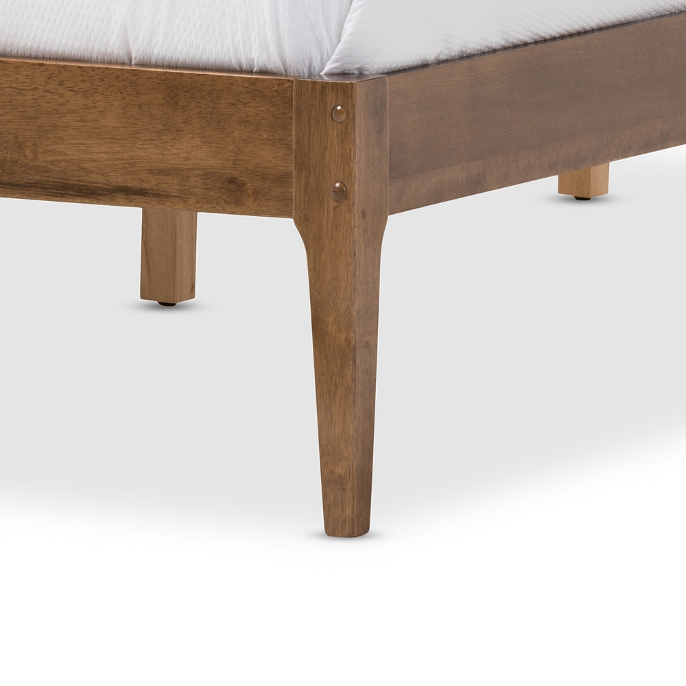 Benny Mid-Century Solid Wood Bed Frame - living-essentials