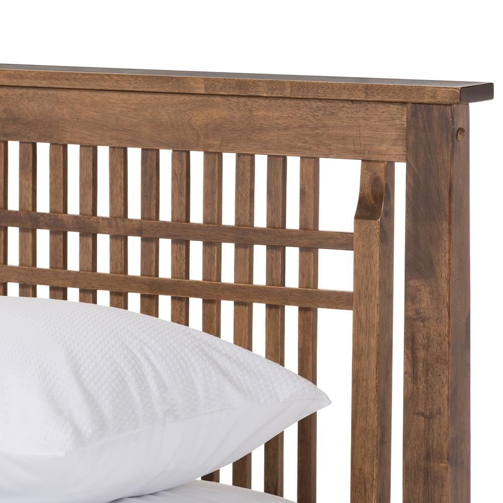 Layla Mid-Century Modern Solid Platform Bed - living-essentials