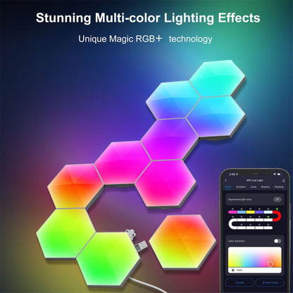Smart LED Hexagon Panel Neon Light