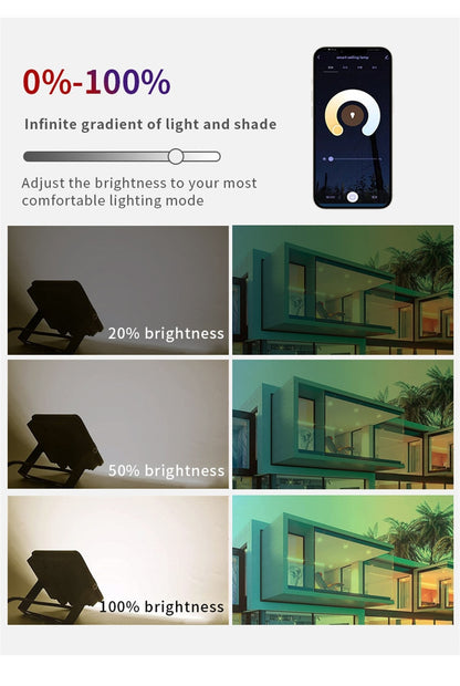 Waterproof Smart Outdoor Spotlight LED Reflector