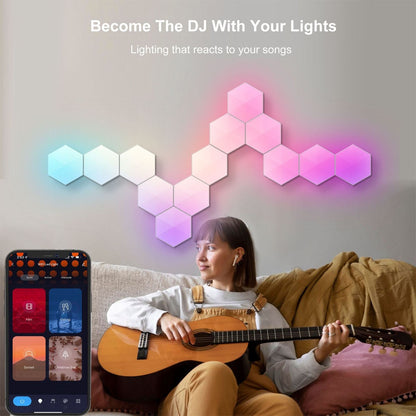 Smart LED Hexagon Panel Neon Light