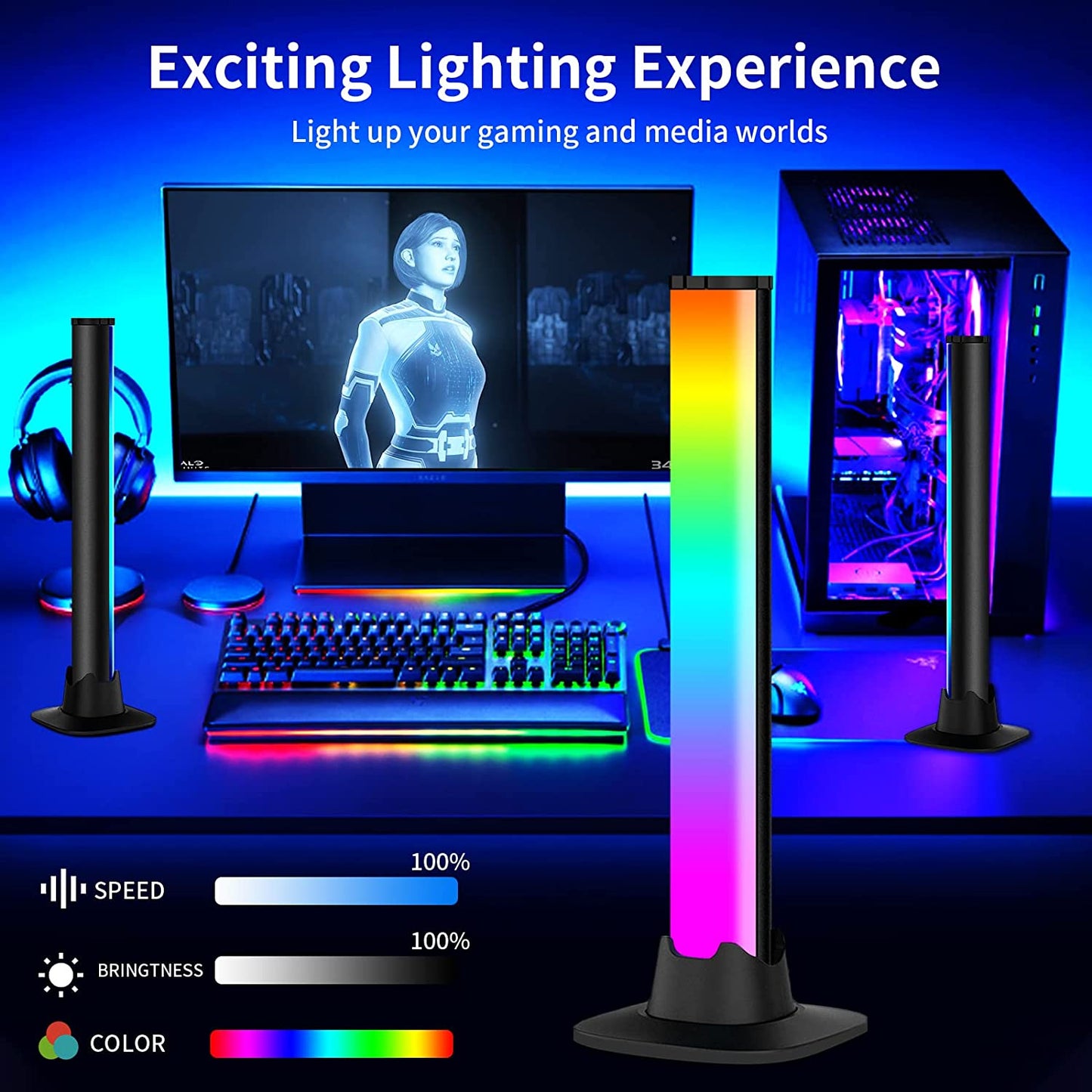 Smart Neon LED Night Light Bar Lamp