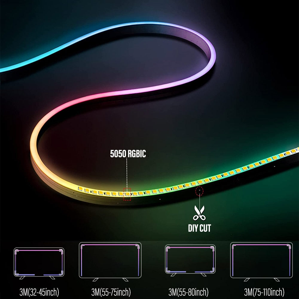 DIY Neon Rope Light with APP Control