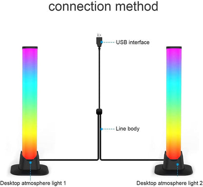 Smart RGB LED Light Bars with Bluetooth APP Control