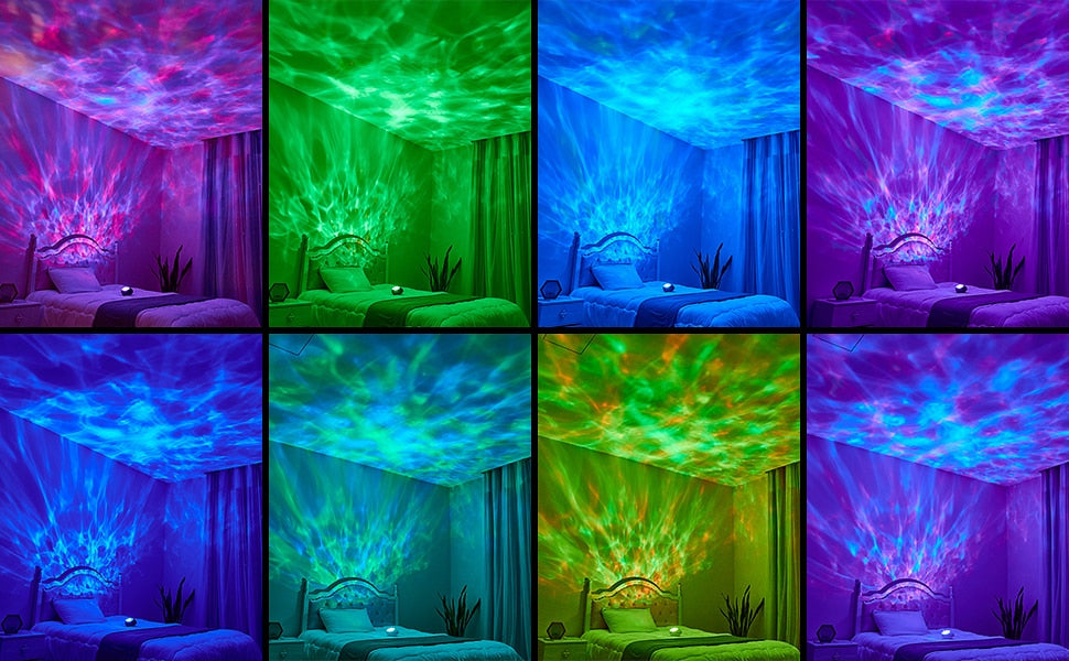 LED Galaxy Projector With Bluetooth Speaker