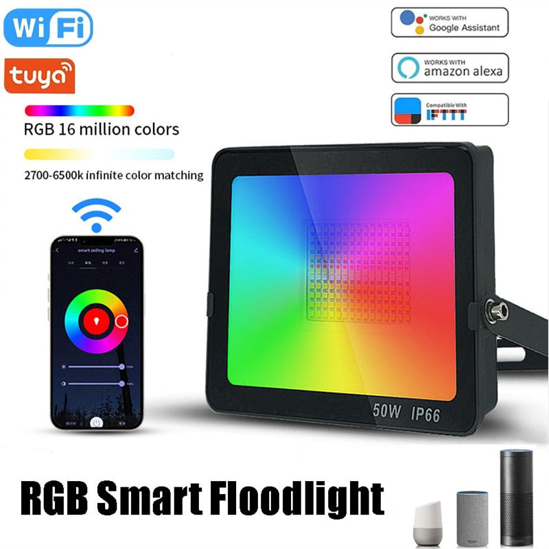 Waterproof Smart Outdoor Spotlight LED Reflector